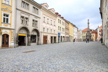 Fototapeta na wymiar Plague column Kutna Hora Czech republic