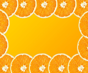 orange frame background