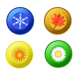 Four seasons icons