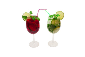 Mojito isolated on white background