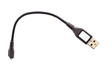 Black USB cable