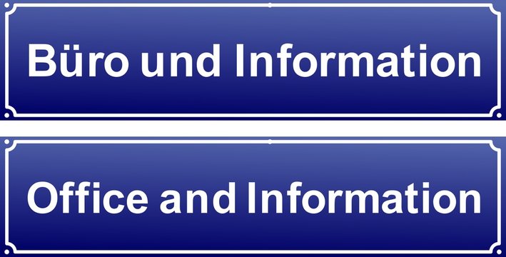 B&uuml;ro und Information