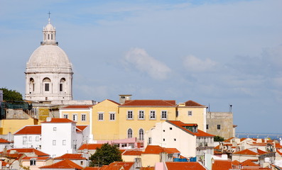 Obraz premium Lissabon- Dächer der Alfama
