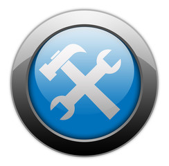 Obraz premium Metallic Orb Button 