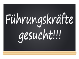 Obraz premium Führungskräfte gesucht