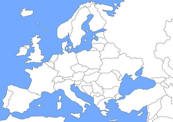 Europa Karte © Herby