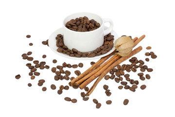 coffee cup coffee beans