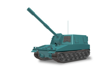 Fictitious non-existent self-propelled artillery