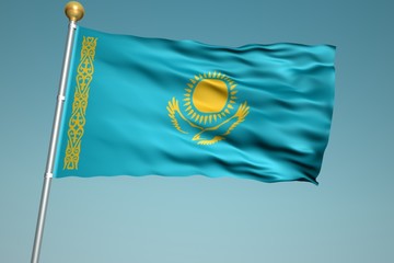 カザフスタンの国旗