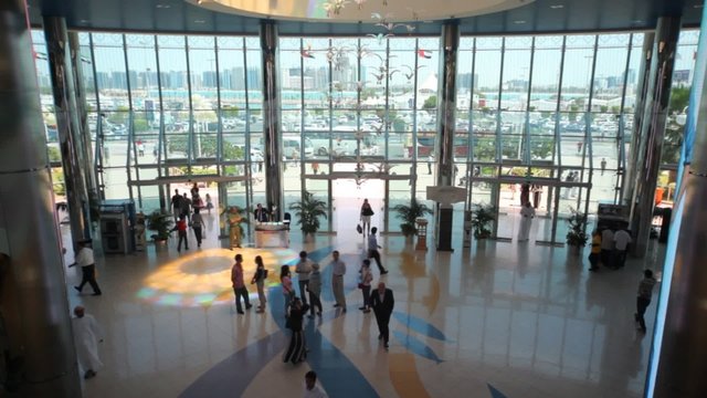 people comes in building in United Arab Emirates
