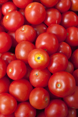 Healthy tomatoes background