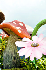 Mushroom in the garden
