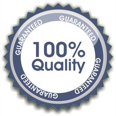 bouton 100% quality