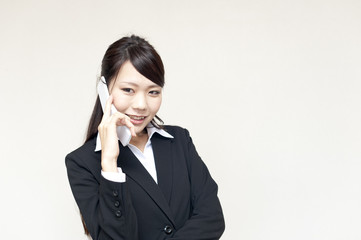 Fototapeta na wymiar a portrait of young business woman