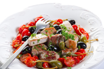 tuna messinese recipe-tonno alla messinese