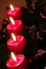 Advent: vier Kerzen