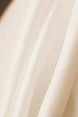 Obraz premium white creamy drape