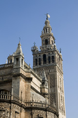 Fototapeta na wymiar Giralda bell tower - Seville