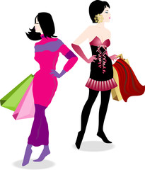 women shopping
