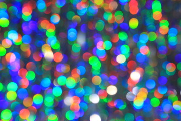 Naklejka premium Bokeh effect