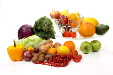 Fruits and vegetables