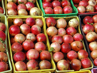 pomegranates fruits