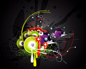 abstract shape vector