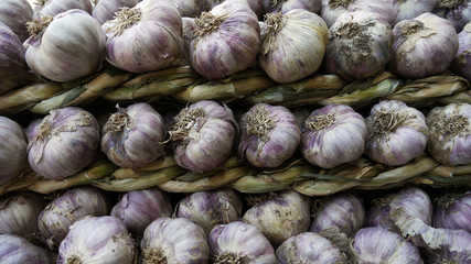 Garlic Bulbs at Market 1