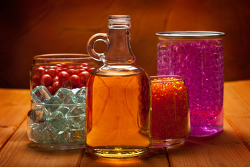 Essential oils and bath salt