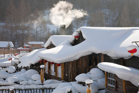 snow town