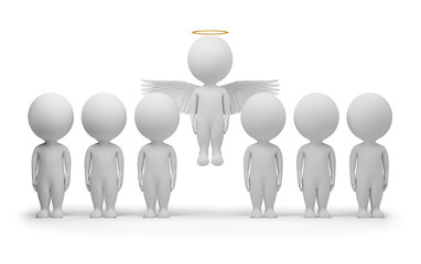 3d small people - angel