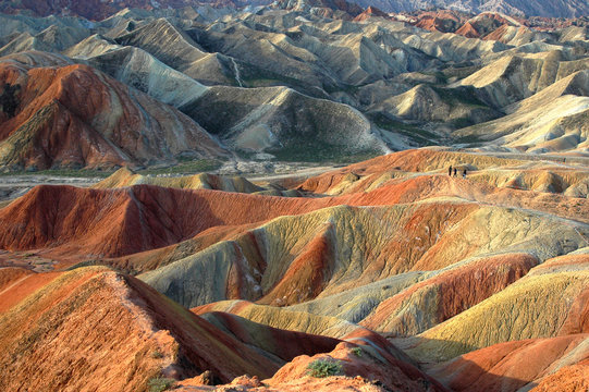 Colorful mountains