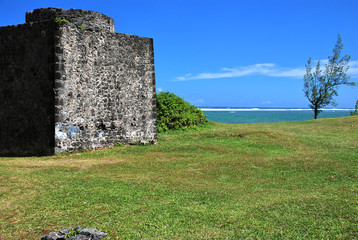 Ruine am Strand - Mauritius