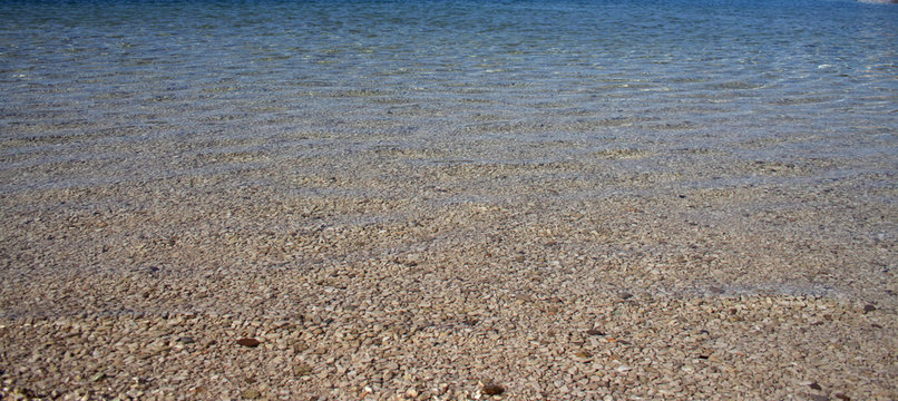 the beach in Croatia