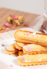 Madeleine mit Herzstreusel