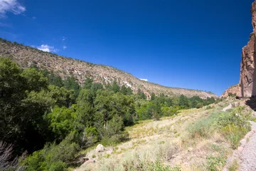 Foto op Canvas Tuff Ash Valles Caldera, Bandelier National Monument New Mexico © qingwa