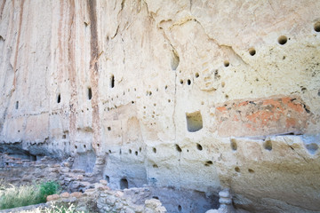 Bandelier New Mexico USA Native American Cliff Home Dwelling