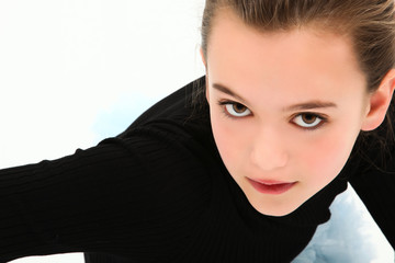 Dramatic Headshot Tween Girl