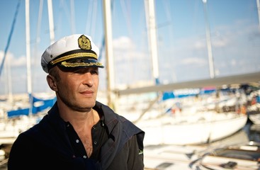 Middle-aged sailor