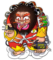 Obraz premium 雷神