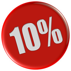 Button rot rund 10%