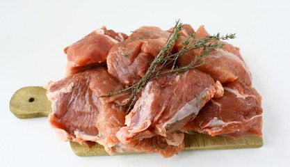 morceaux de porc