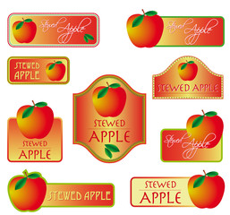 etiquetas stewed apple