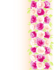 Background with roses