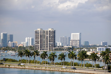 Fototapeta premium Aerial view of Miami, Florida