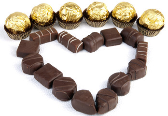 Heart dessert