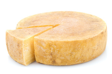 Forma di formaggio tagliata