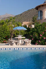 Ferienhaus mit Pool