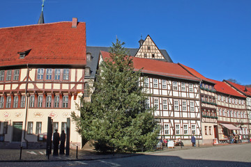 Markplatz von Stolberg (Harz, Sachsen-Anhalt)