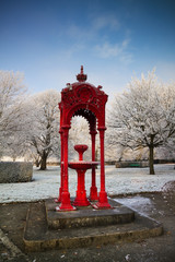 Frozen park in Limerick city